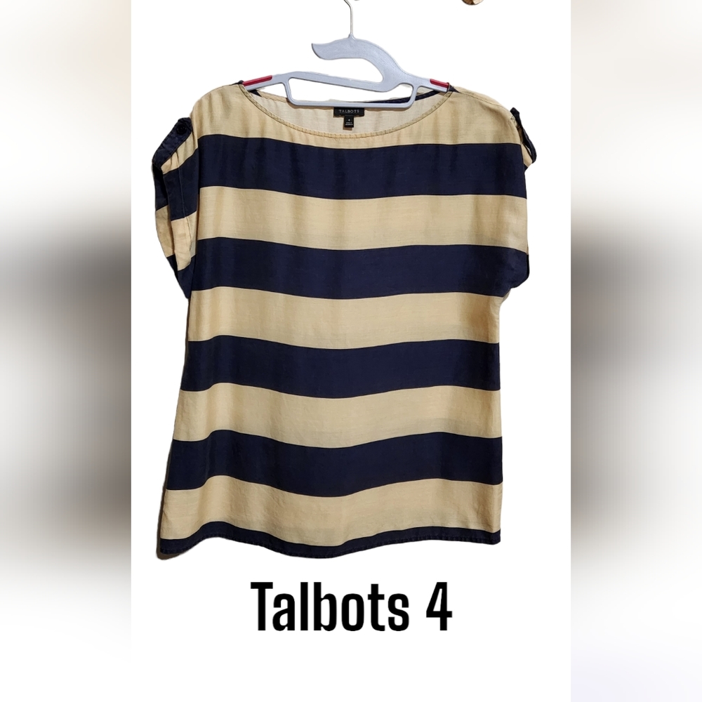Talbots silky top. Size 4